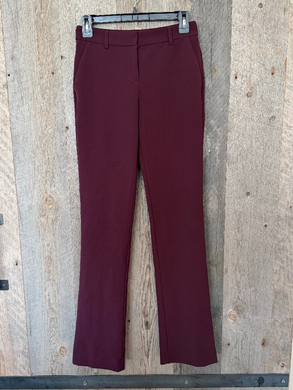 Express Editor Signature Stretch Mid Rise Bootcut Pant Size 0 Regular